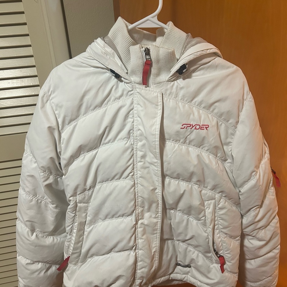 Spyder Women’s White Puffer Jacket
